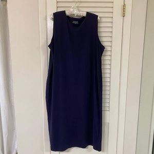 Eileen Fisher Navy Coastal Dress